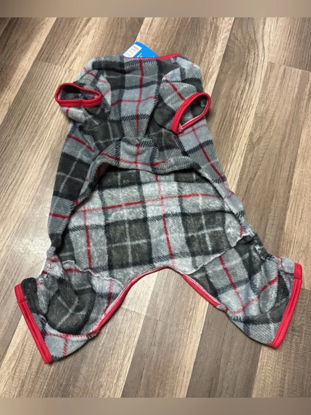 Dogs Plaid 'Feliz Navidad' Pajama Romper brand new size medium